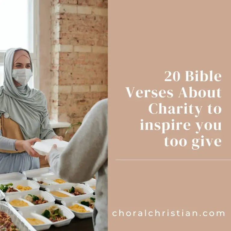 20 Bible Verses About Charity